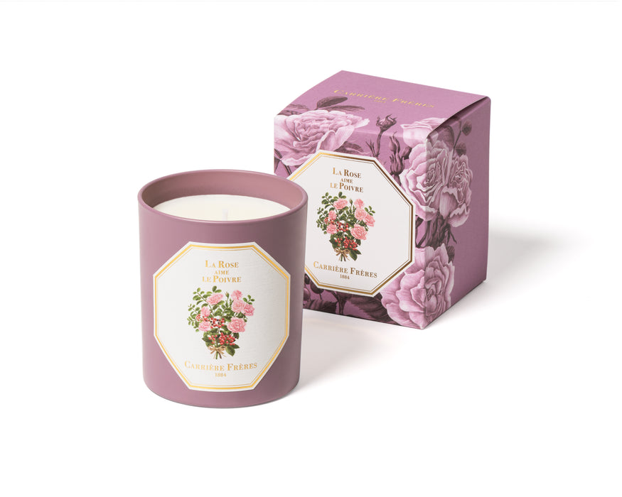 La Rose Aime Le Poivre - Carrière Frères Scented Candle 185g