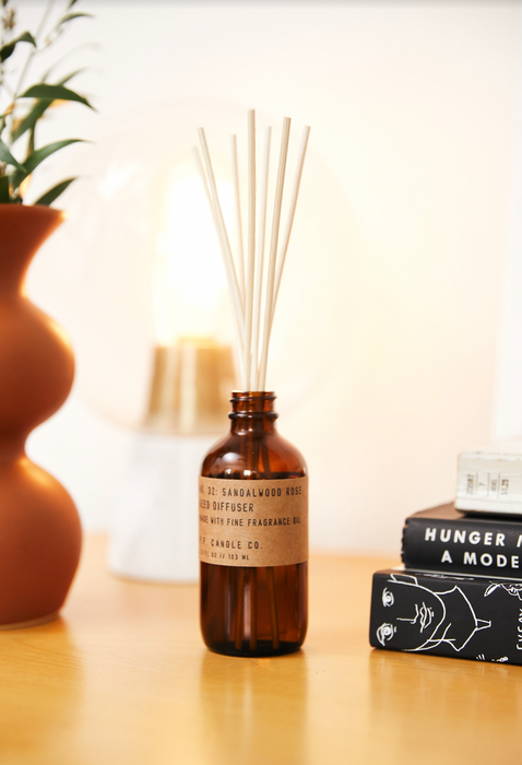 No.32 Sandalwood Rose - P.F. Candle Co. 3.5 oz Reed Diffuser