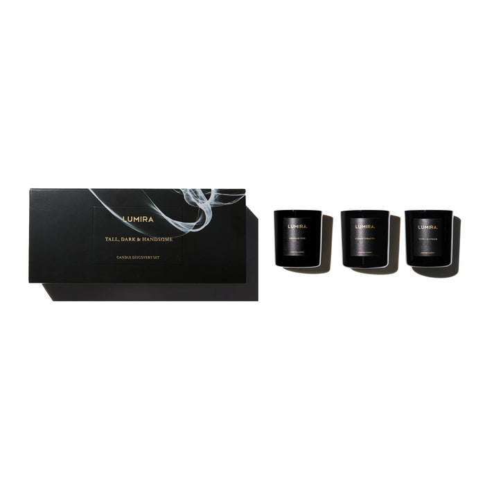 Tall, Dark & Handsome LUMIRA Candle Discovery Set