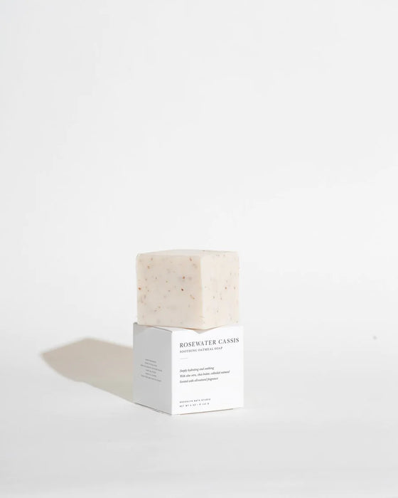 Rosewater Cassis （ Oatmeal Soap） 玫瑰水保濕燕麥皂- Brooklyn Candle Studio